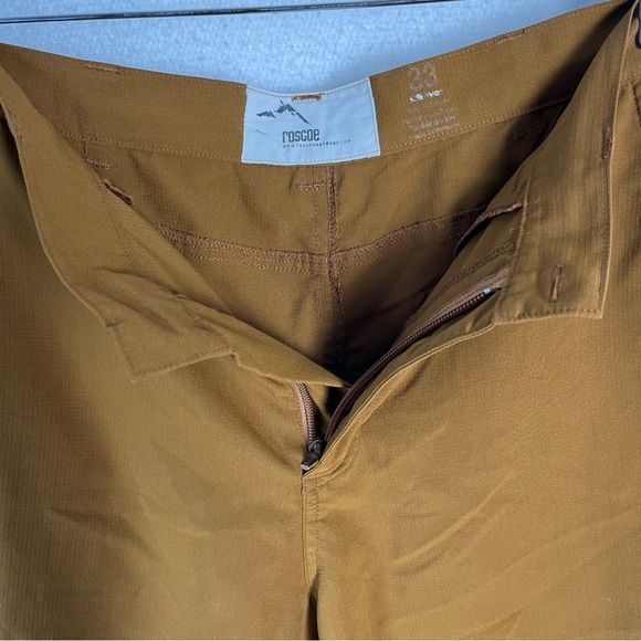 Roscoe outdoor hiking shorts ripstop lightweight nylon brown short women’s 33 - Picture 6 of 12